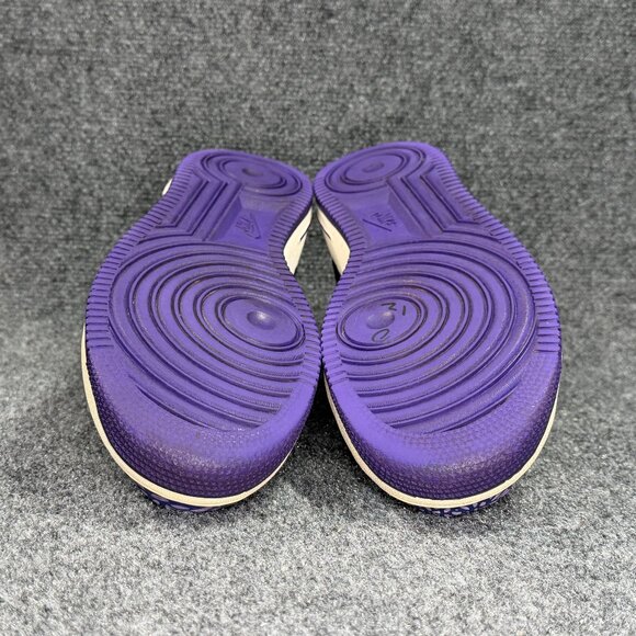 Nike Air Force 1 Low‎ Shoes Men\'s Size 13 Crackled Purple Black Athletic Retro main image 9